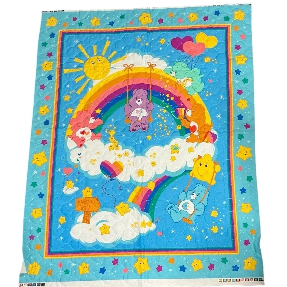 Care Bears Quilted Fabric Panel - Picture 1 of 10